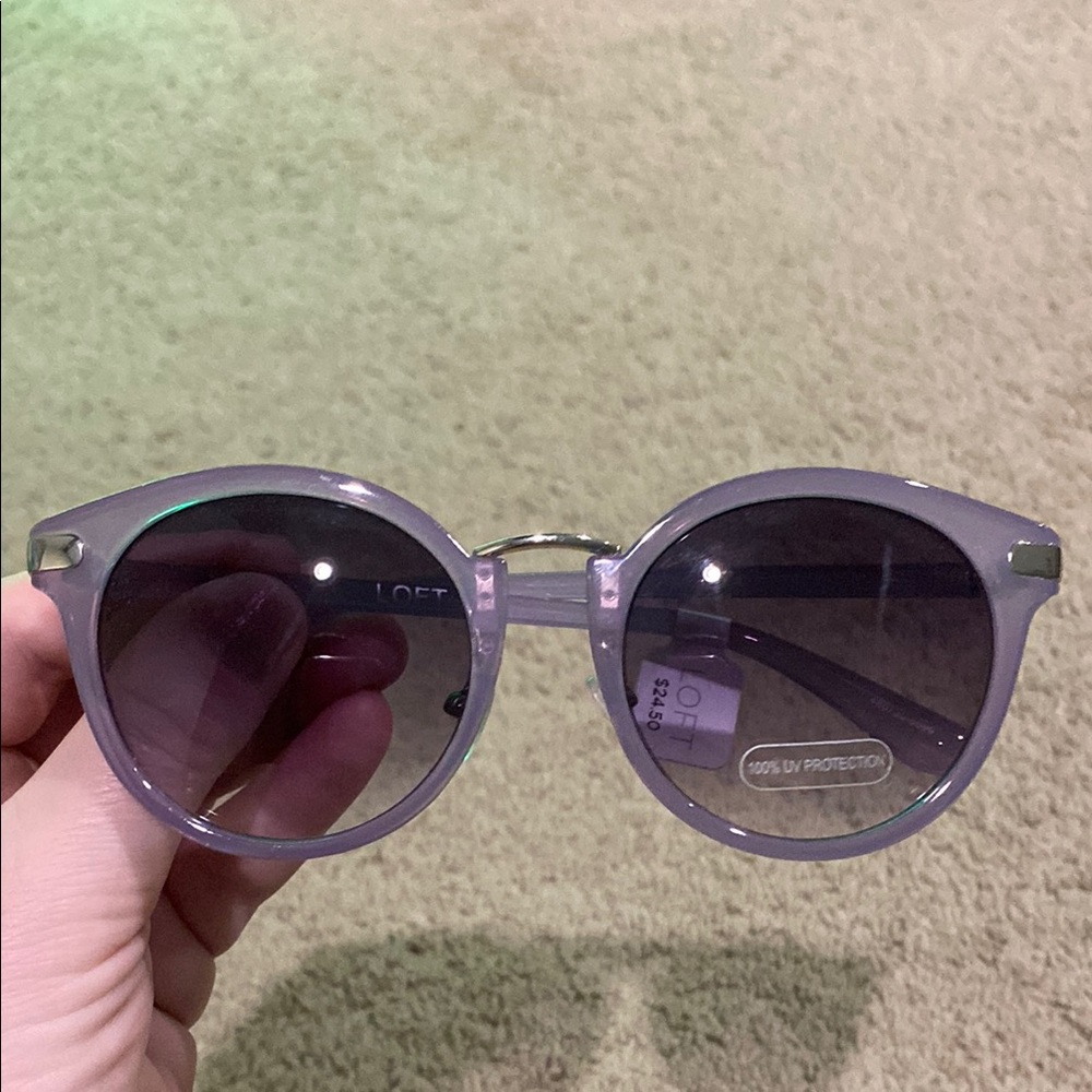 LOFT Purple Sunglasses Modern Accessories